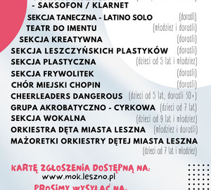 NABÓR DO SEKCJI MOK 2024-2025