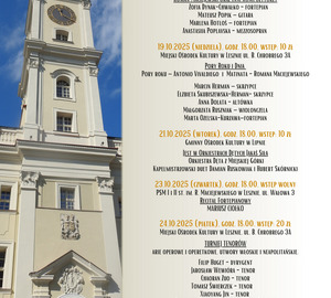 XXVII Leszczyński Festiwal Muzyczny im. Romana Maciejewskiego 18-24.10.2025 r.