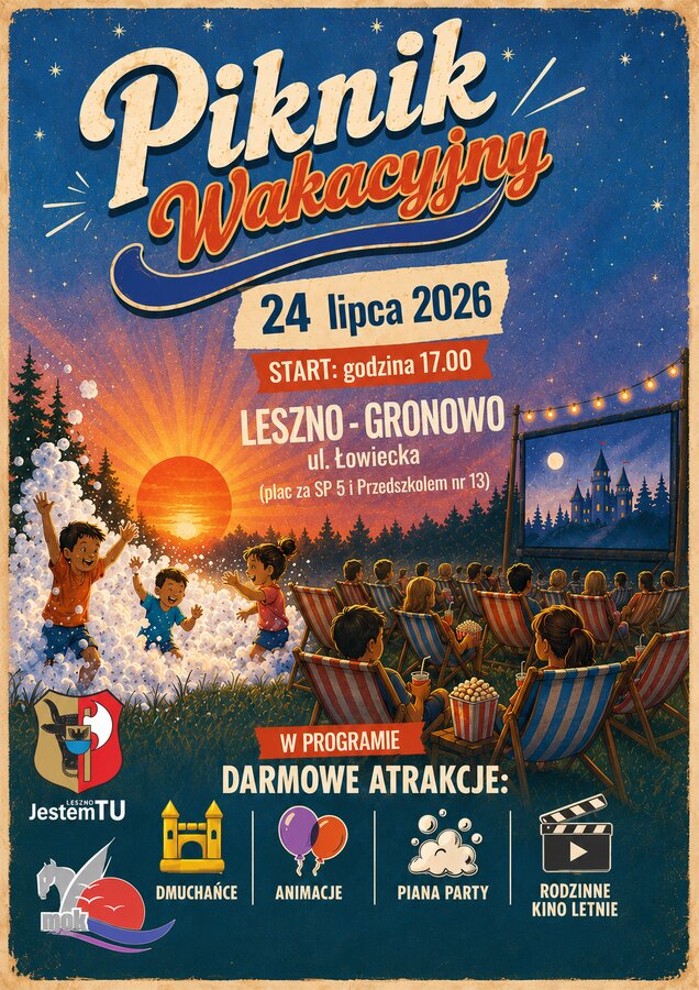 Piknik Wakacyjny znów na Gronowie (24 lipca)!