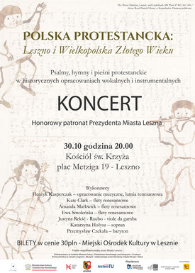Polska Protestancka: Leszno i Wielkopolska Złotego Wieku || KONCERT